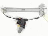 Rear door window regulator with motor