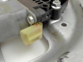 Rear door window regulator with motor