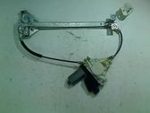 Rear door window regulator with motor