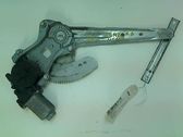 Rear door window regulator with motor