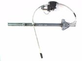 Front door window regulator with motor