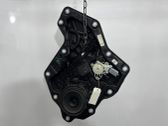 Rear door window regulator with motor