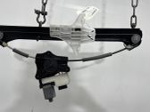 Rear door window regulator with motor