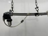 Rear door window regulator with motor