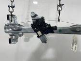 Rear door window regulator with motor