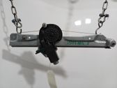 Rear door window regulator with motor