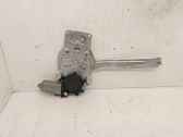 Rear door window regulator with motor