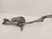 Front wiper linkage and motor