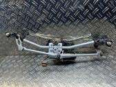 Front wiper linkage and motor