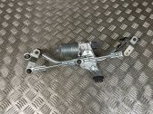 Front wiper linkage and motor