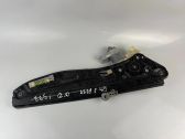 Rear door window regulator with motor