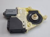 Rear door window regulator with motor