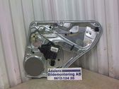 Rear door window regulator with motor