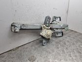 Rear door window regulator with motor