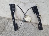 Rear door window regulator with motor