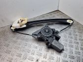Rear door window regulator with motor