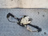 Rear door window regulator with motor