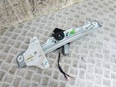 Rear door window regulator with motor