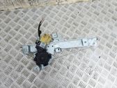 Rear door window regulator with motor