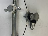 Rear door window regulator with motor
