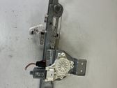 Rear door window regulator with motor