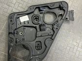 Rear window lifting mechanism without motor