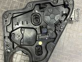 Rear window lifting mechanism without motor