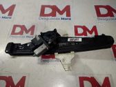 Rear door window regulator with motor