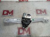 Rear door window regulator with motor
