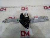 Rear window lifting mechanism without motor