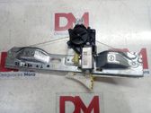 Rear door window regulator with motor