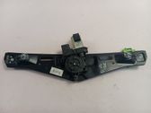 Rear window lifting mechanism without motor