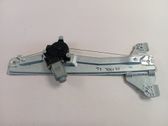 Rear window lifting mechanism without motor