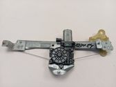 Rear window lifting mechanism without motor