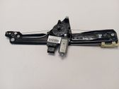 Rear door window regulator with motor