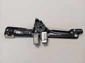 Rear window lifting mechanism without motor