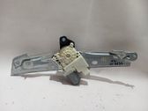 Rear window lifting mechanism without motor