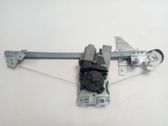 Rear window lifting mechanism without motor