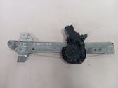 Rear door window regulator with motor
