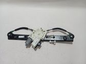 Rear window lifting mechanism without motor