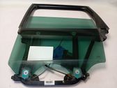 Rear window lifting mechanism without motor