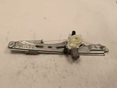 Rear window lifting mechanism without motor