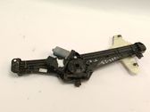 Rear window lifting mechanism without motor