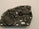 Rear window lifting mechanism without motor