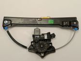 Rear window lifting mechanism without motor