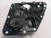 Rear door window regulator with motor
