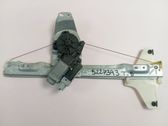 Rear door window regulator with motor