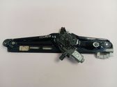 Rear window lifting mechanism without motor
