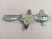Rear window lifting mechanism without motor