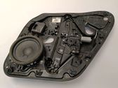 Rear door window regulator with motor